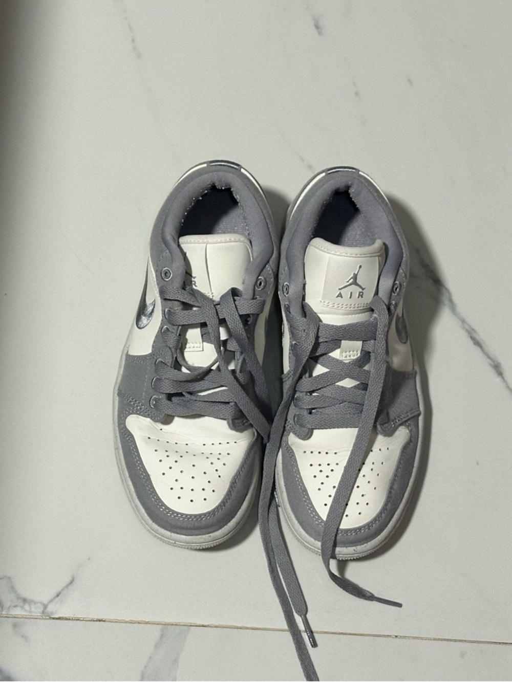 Nike Air Jordan Low Top Sneakers in Gray